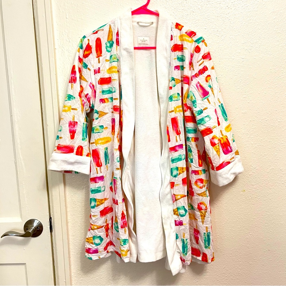 Kate spade flavor of the month size medium pocketed ice cream and popsicle robe